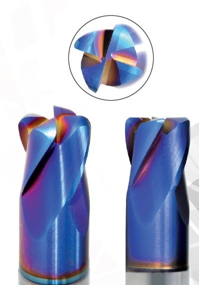 4-BŘITÉ RÁDIUSOVÉ FRÉZY –30° FRÉZY - HRC70