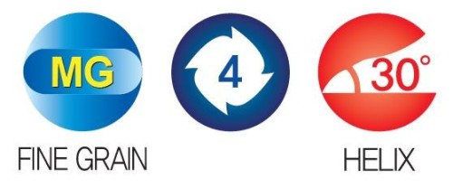 4-BŘITÉ ROVNÉ/OSTRÉ FRÉZY – PÁJENÝ BŘIT