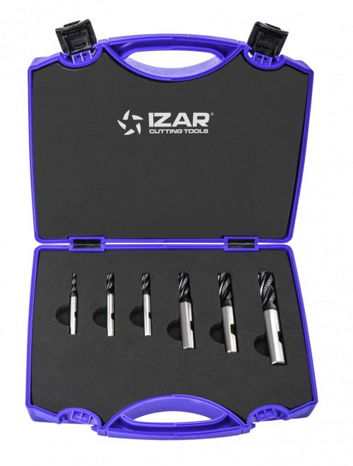 4644-TIALSIN SET 6ks ø4-12 - HRUBOVACÍ MF FRÉZY S WELDONEM