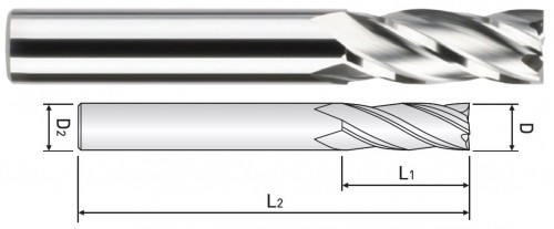 4-BŘITÉ ROVNÉ OSTRÉ FRÉZY