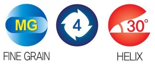 4-BŘITÉ ROVNÉ OSTRÉ FRÉZY