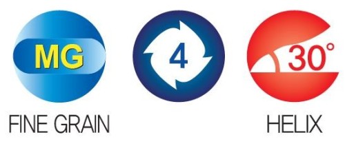 4-BŘITÉ ROVNÉ/OSTRÉ FRÉZY – PÁJENÝ BŘIT – DLOUHÉ