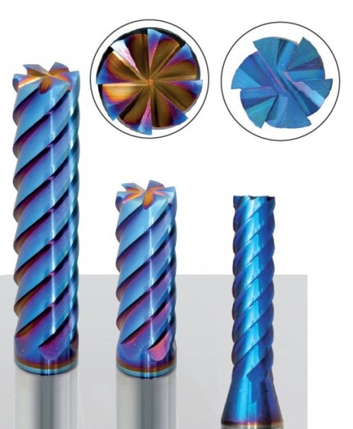 6 - 8-břité FRÉZY HRC70 – 45° DOKONČOVACÍ FRÉZY