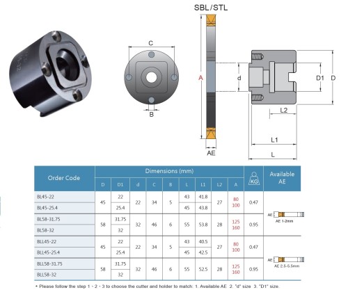 ADAPTÉR KOTOUČOVÉ NÁSTRČNÉ FRÉZY