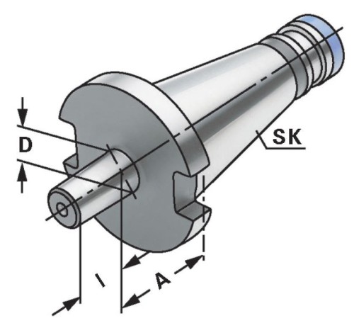 ADAPTÉR PRO VRTACÍ HLAVIČKY DIN238