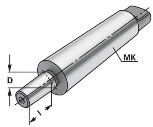 ADAPTÉR PRO VRTAČKOVÁ SKLÍČIDLA DIN238 - DIN228-B