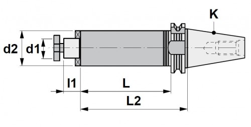 ANTIVIBRAČNÍ UPÍNAČ NÁSTRČNÝCH FRÉZ - PRO FRÉZY S DRÁŽKOU DIN138