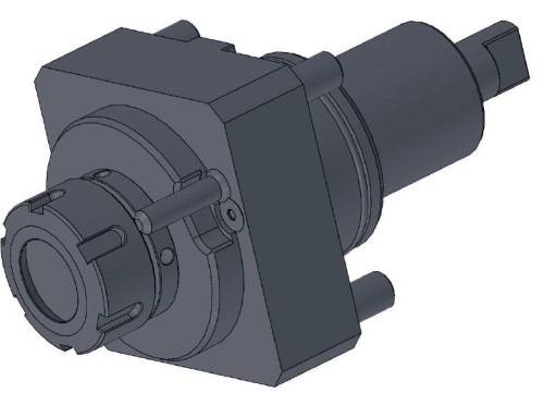 AXIÁLNÍ POHÁNĚNÝ DRŽÁK PRO FRÉZOVÁNÍ A VRTÁNÍ PRO VNĚJŠÍ CHLAZENÍ