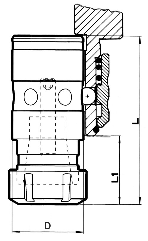 Adaptéry pro ER kleštiny DIN6499