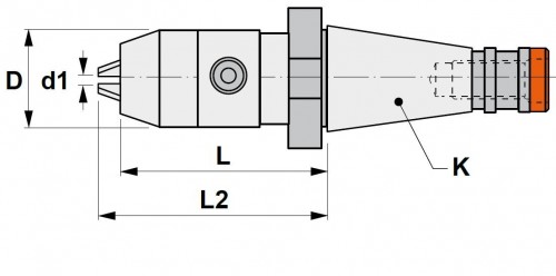 CNC VRTAČKOVÉ SKLÍČIDLO PRAVÉ-LEVÉ OTÁČKY