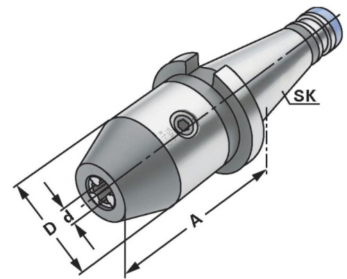 CNC VRTAČKOVÉ SKLÍČIDLO PRAVÉ-LEVÉ OTÁČKY