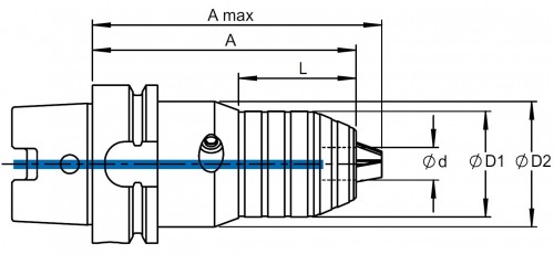 CNC VRTAČKOVÉ SKLÍČIDLO PRAVÉ-LEVÉ OTÁČKY   HSK-A