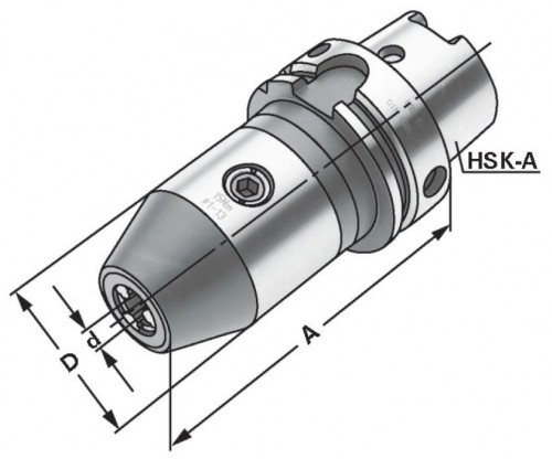 CNC VRTAČKOVÉ SKLÍČIDLO PRAVÉ-LEVÉ OTÁČKY   HSK-A