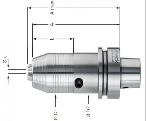 CNC VRTAČKOVÉ SKLÍČIDLO PRAVÉ-LEVÉ OTÁČKY HSK-F