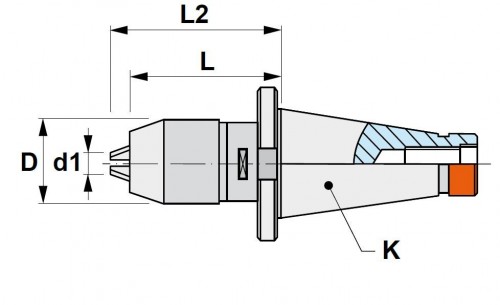 CNC VRTAČKOVÉ SKLÍČIDLO PRAVÉ OTÁČKY