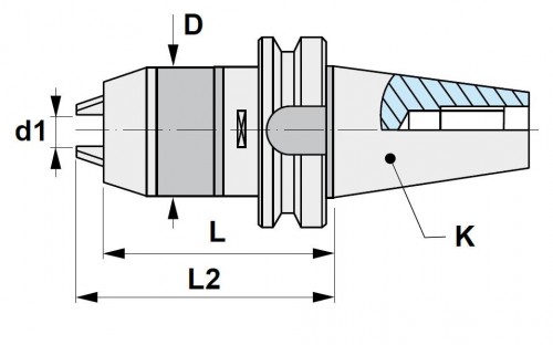 CNC VRTAČKOVÉ SKLÍČIDLO PRAVÉ OTÁČKY