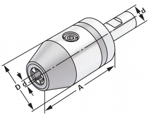 CNC VRTAČKOVÉ SKLÍČIDLO S WELDONOVOU STOPKOU DIN1835B