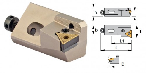 Cartridge PTFNL 90° na destičky TNMG/TNMA/TNMM bez CHLAZENÍ - LEVÉ PROVEDENÍ