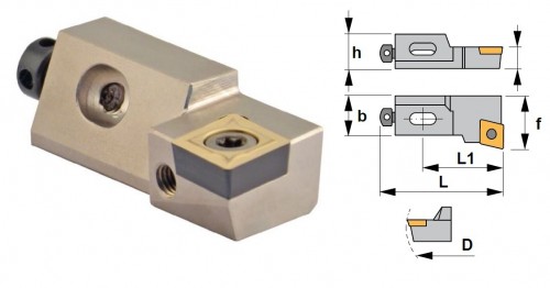 Cartridge SCFCL 90° na destičky CCMT/CCGT/CCGX s CHLAZENÍM - LEVÉ PROVEDENÍ