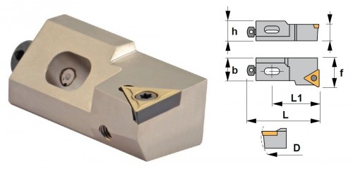 Cartridge STFCL 90° na destičky TCMT/TCGT/TCGX bez CHLAZENÍ - LEVÉ PROVEDENÍ