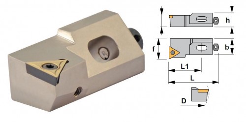 Cartridge STFCR 90° na destičky TCMT/TCGT/TCGX bez CHLAZENÍ - PRAVÉ PROVEDENÍ