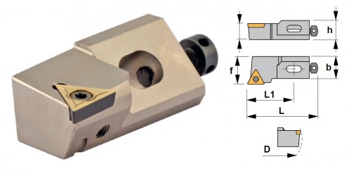 Cartridge STGCR 90° na destičky TCMT/TCGT/TCGX bez CHLAZENÍ - PRAVÉ PROVEDENÍ