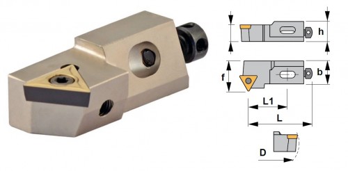 Cartridge STWCR 60° na destičky TCMT/TCGT/TCGX bez CHLAZENÍ - PRAVÉ PROVEDENÍ