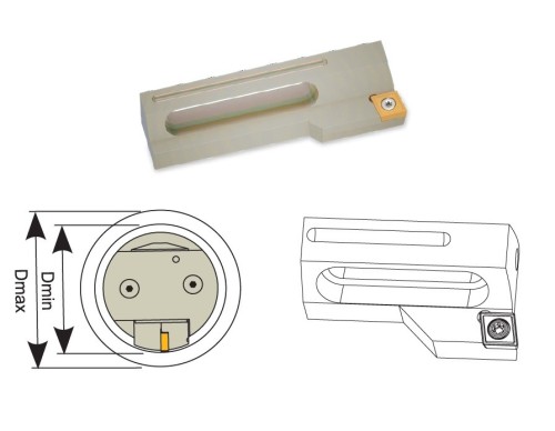 Cartridge pro vyvrtávání na destičky CCMT