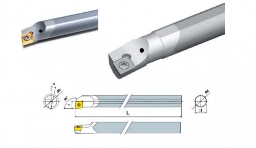Celokarbidové nože SCLPR 95° na destičky CPMT.. S CHLAZENÍM - PRAVÉ PROVEDENÍ