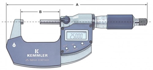 DIGITÁLNÍ TŘMENOVÝ MIKROMETR ABS ABSOLUTNÍ DIGITÁLNÍ TŘMENOVÝ MIKROMETR ABS ABSOLUTNÍ