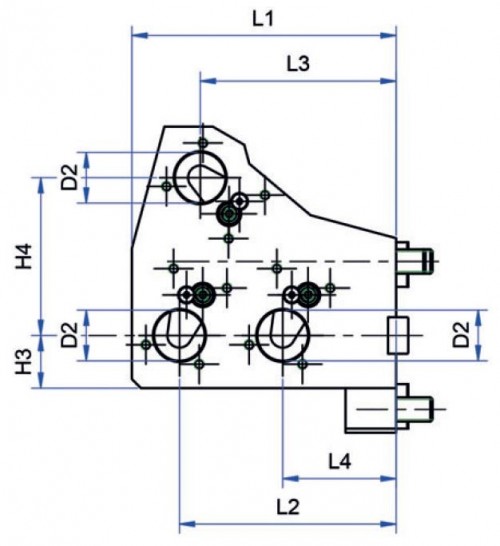DRŽÁK PRO VÁLCOVÉ STOPKY