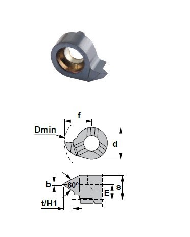 Destičky pravé pro multifunkční držáky - mikro závitování