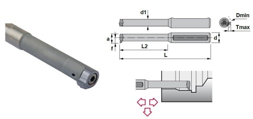 Destičky rádiusové levé pro multifunkční držáky - mikro zapichování-upichování