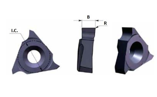 Drážkovací destičky DIN471/472 - PRAVÉ, LEVÉ