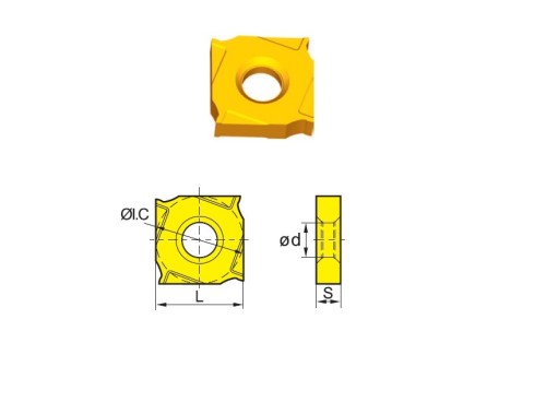 Drážkovací destičky XSEQ..