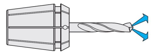 ER KLEŠTINY PRO UPÍNÁNÍ ZÁVITNÍKŮ DIN6499B SE ČTYŘHRANEM, UTĚSNĚNÉ - házivost pod 0,015
