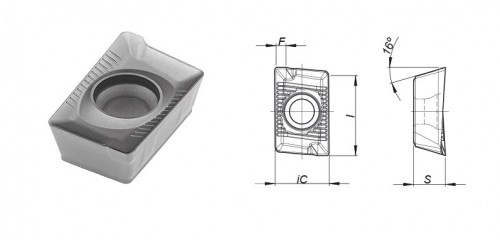 Frézovací destičky ADKT1505..