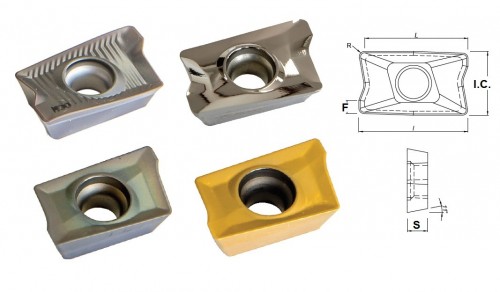 Frézovací destičky APKT09T3.. a APKT1705..