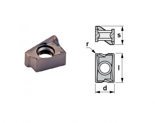 Frézovací destičky LNMM.. TiAlN