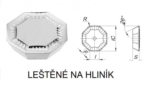Frézovací destičky OFKR0704..