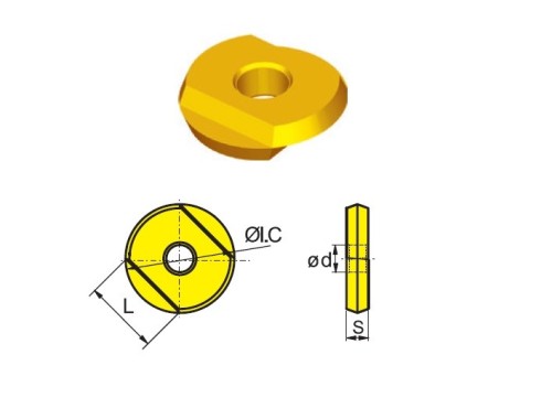 Frézovací destičky ROHX..