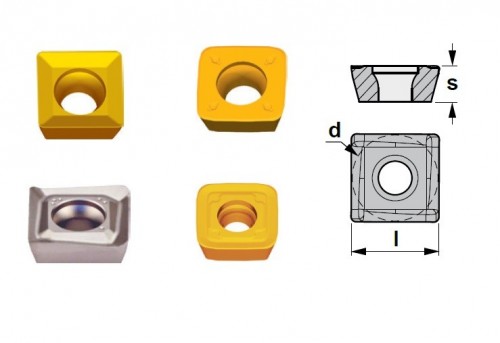 Frézovací destičky SDMT..