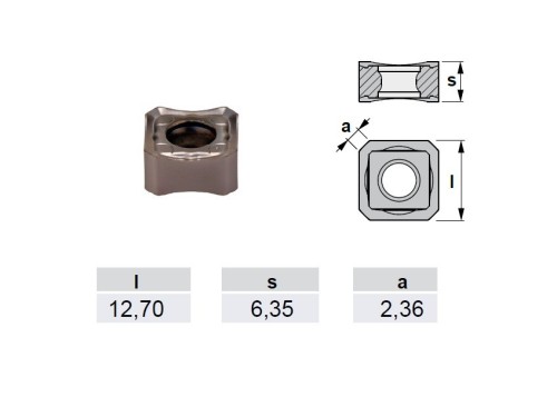Frézovací destičky SNMX..