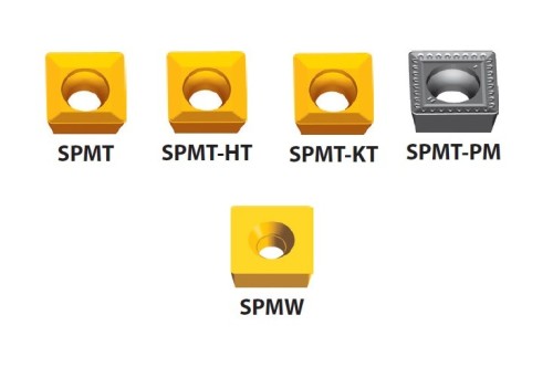 Frézovací destičky SPMT/SPMW..