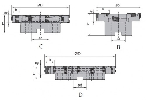 Frézy do rohu i na plochu 90° VRTACÍ na destičky CNE12..