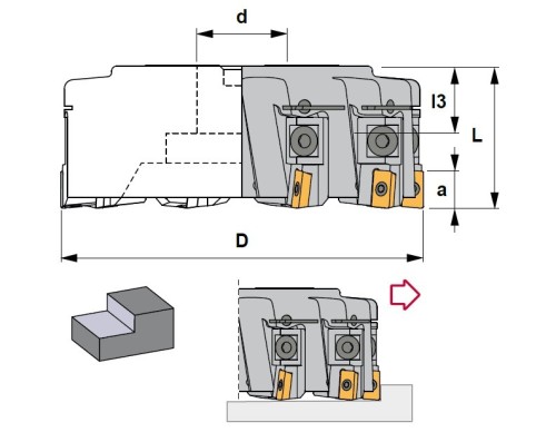 Frézy do rohu i na plochu 90° na destičky APKT1604..