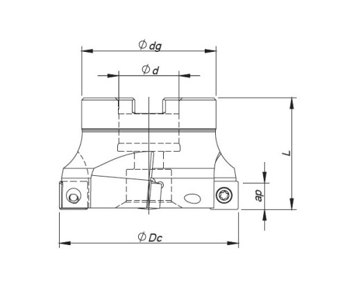 Frézy do rohu i na plochu 90° na destičky SPGX../SPMX..