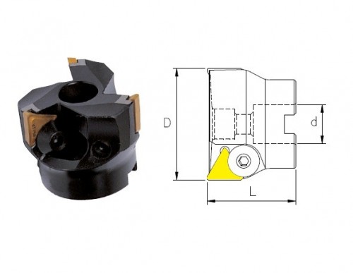 Frézy do rohu i na plochu 90° na destičky TPKN/TPUN/TPKR..