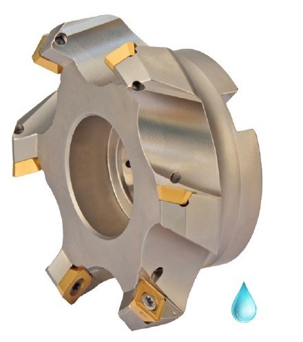 Frézy na plochu 45° na destičky SEHT/SEHW/SEMT.. s chlazením