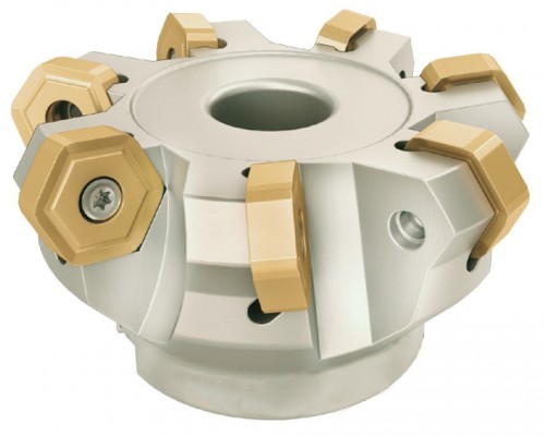 Frézy na plochu 55° na destičky HNHX..